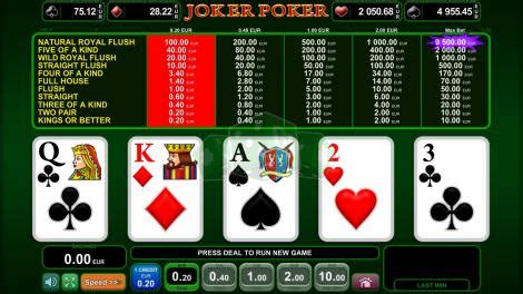 joker poker online spielen